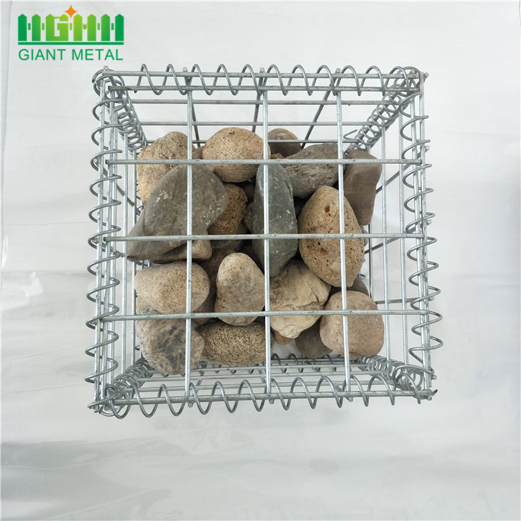 Galvanised welded mesh hesco gabion baskets