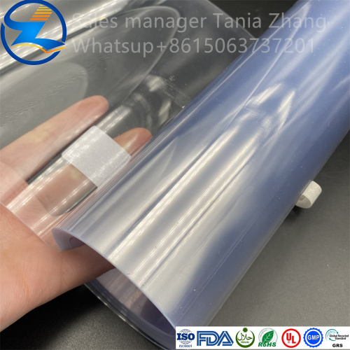 PVC farmacéutico transparente rígido