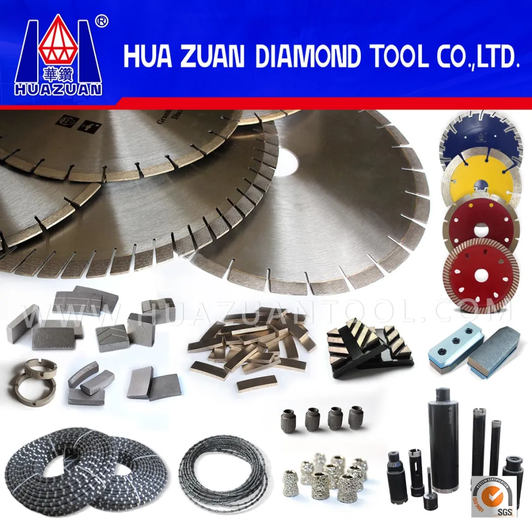 250mm Fan-Type Segmented Blade Diamond Cutting Tools for Sale