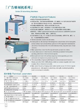 Advertisment Ball Screw CNC Engraver Machine