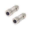 Metal 8pin M12 Um conector feminino codificado