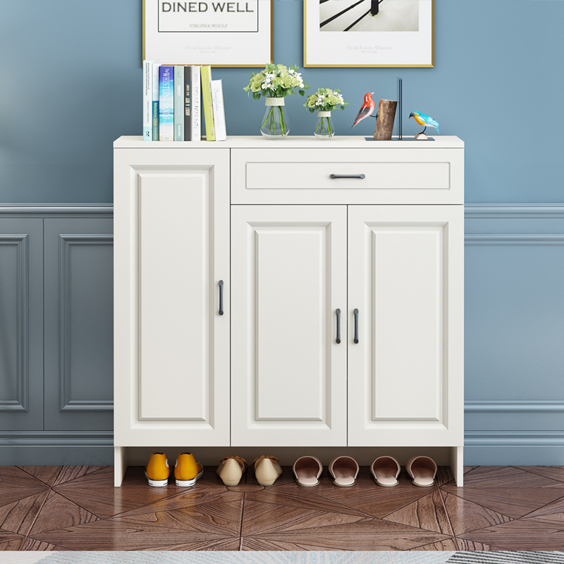 Space Saving Storage Wooden Shoe Cabinet