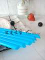 Pajita de beber colorido Mashup de 12 mm con estampado azul SGS