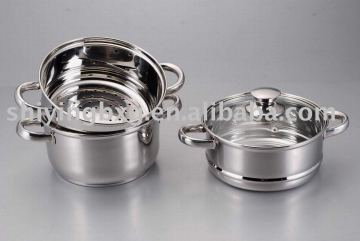 3-layer stainless steel steamer