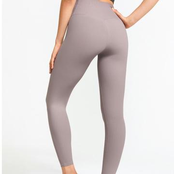 High Waist Ribbed Workout Leggings