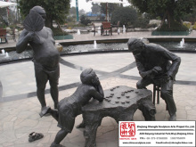 Garden Gorgeous Bronze Sculpture