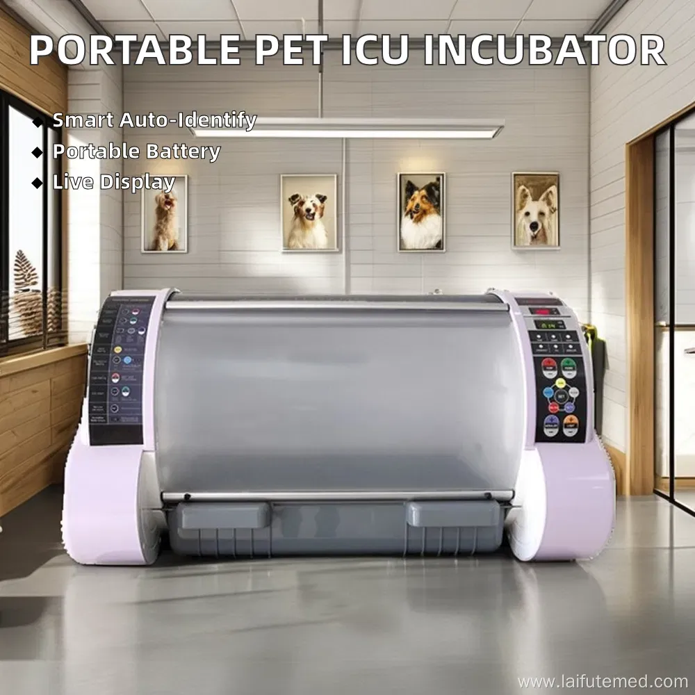 High-Quality Portable ICU Pet Incubator for Veterinary Use