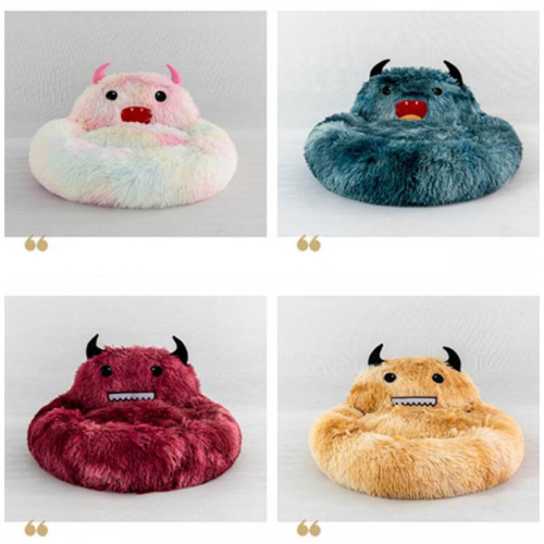 chenil créatif en peluche monster pet nid matelas