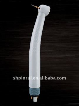 Disposable high-speed handpiece with light