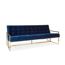 L&#39;hôtel d&#39;acier inoxydable d&#39;or détend la chaise de sofa