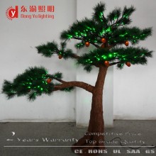 LED Lit Artificial Dense Pine Tree