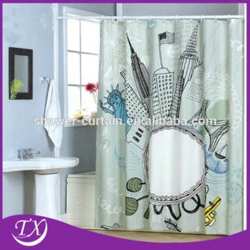 modern priting 2014 new design shower curtain