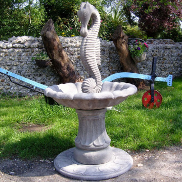 Garden decor carving grey granite water fountain