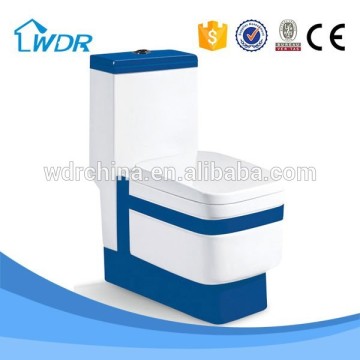 Chaozhou factory design sanitary dark blue toilet