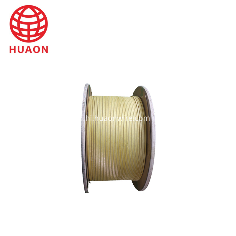 Glass Fiber Covered Flat Aluminium Wire