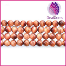 6mm AA grade orange tiger eye loose beads
