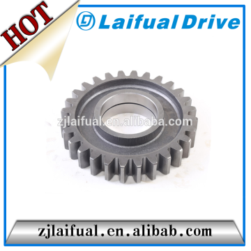 Mechanical driving iron spur gear forging hobbing process