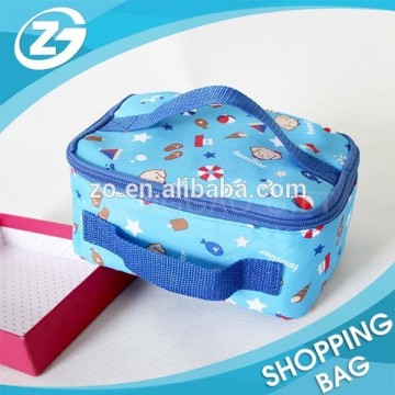 Beautiful Pattern Fabric Ladies Make up Cooler Bag