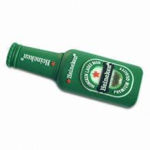 Bottle-shaped Secure USB Flash Drive with 512MB to 16GB Memory Capacity, Supports USB2.0 Version