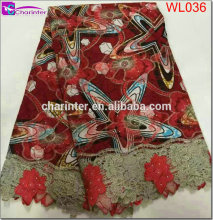 wax print fabric african holland wax fabric wax fabric lace fabric wax lace WL036