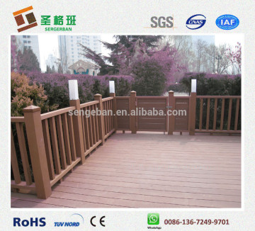 waterproof cheap outdoor wpc garden fencing post