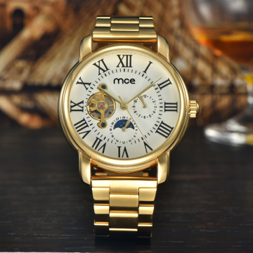 oem tag golden mechanical men watches