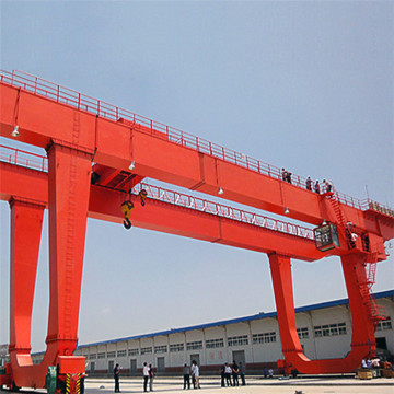 16 tons two hooks double girder gantry crane