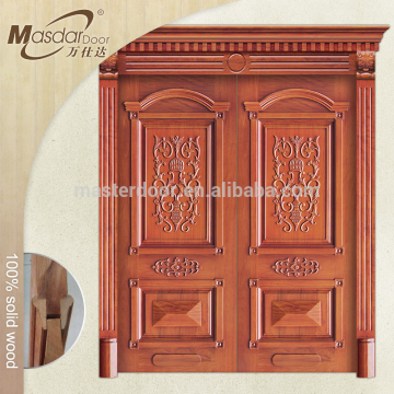 Apartment entry wood door polish color