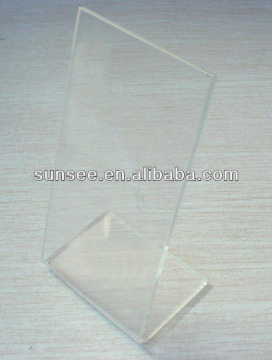 custom manufacture clear acrylic sign holder,acrylic holder manufacturing