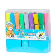 24 Colors Drawing Mini Water Color Pens Set for Kids - School Supplies