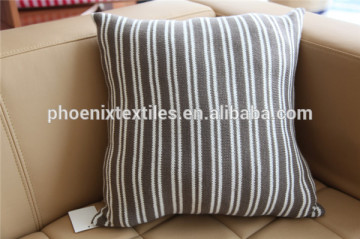 christmas fancy knitted cushion cover