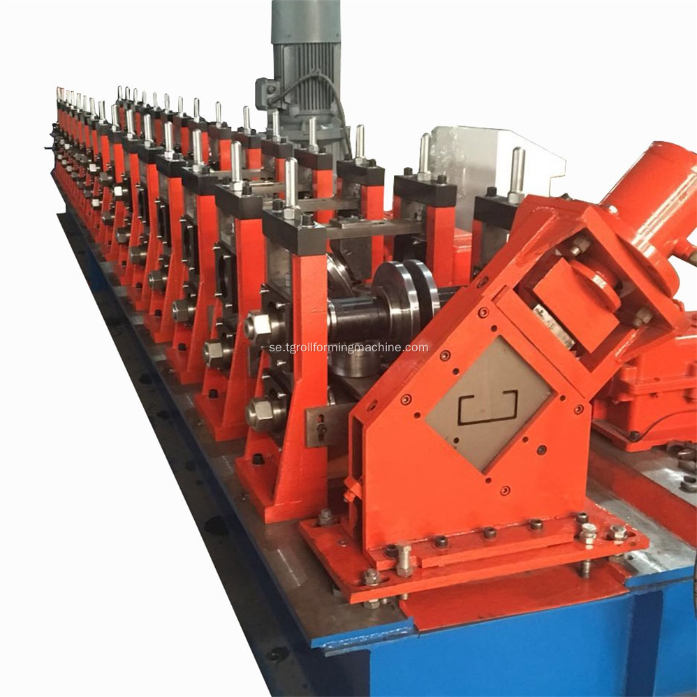 Rostfri Metro Rail Roll Forming Machine