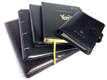 Oem Pu Cover Spiral Custom Printed Notepads With Iso14001 2004, Sgs-coc-007396