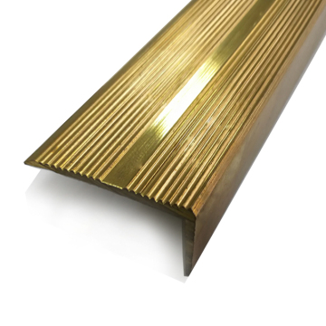 Brass Metal Stair Nosings - Brass Tile Edge Trim