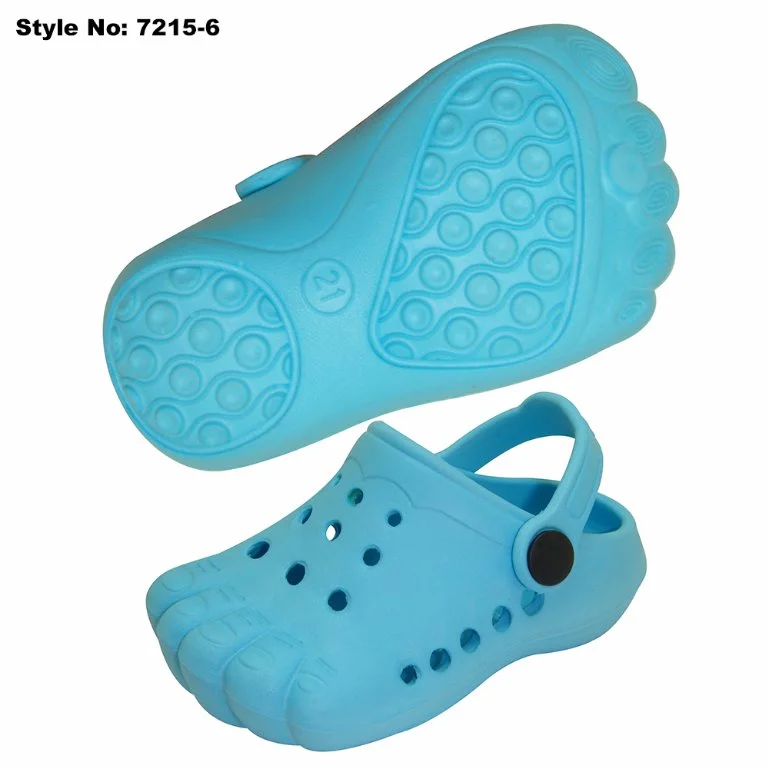 Cute Feet Shape Pink Clogs Sandals for Kids