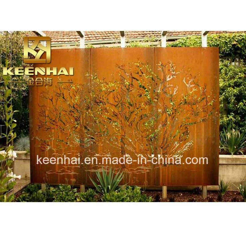 Corten Steel Metal Screen Dividers