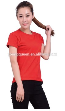 WCS150 Factory Direct 150gsm 100% cotton jersey adult lady basic tee women t-shirts