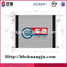 Vacuum brazed air-cooled condensers