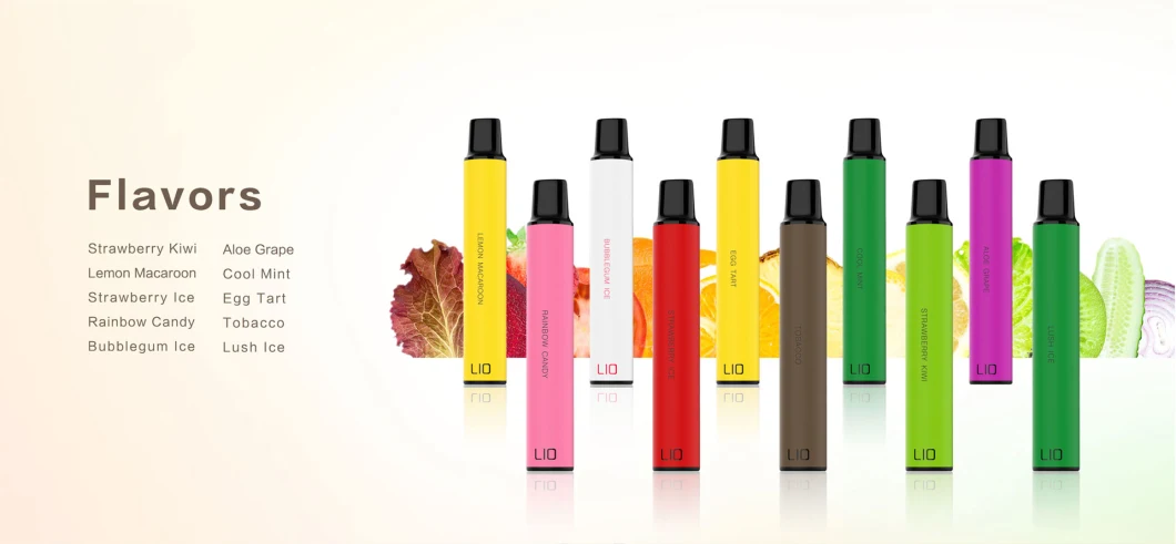 Anti-Leaking Vape Disposable Vape Pen Electronic Cigarette Natural Flavor Lio Mini 600 Puff Bar Disposable Vape Unique Vape Pen Vaporizer Vape