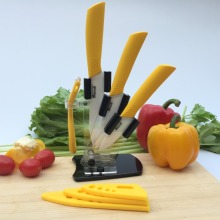 Top quality food prep ceramic knife kitchen knife knifes set