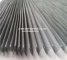 Plisse Pleated Mesh Polyester Insect Mesh