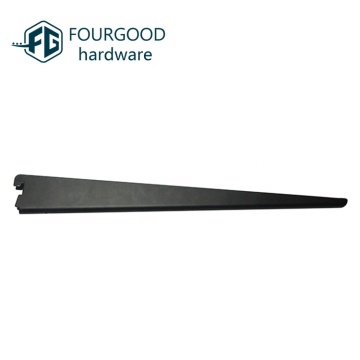 Supermarket Chrome Metal Display Hanging Brackets for Slatwall Wood