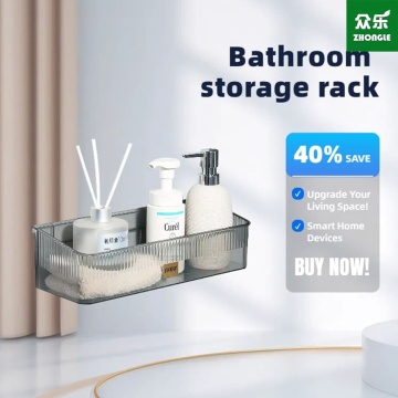 Dual-Use Storage Rack for Kitchen & Bathroom