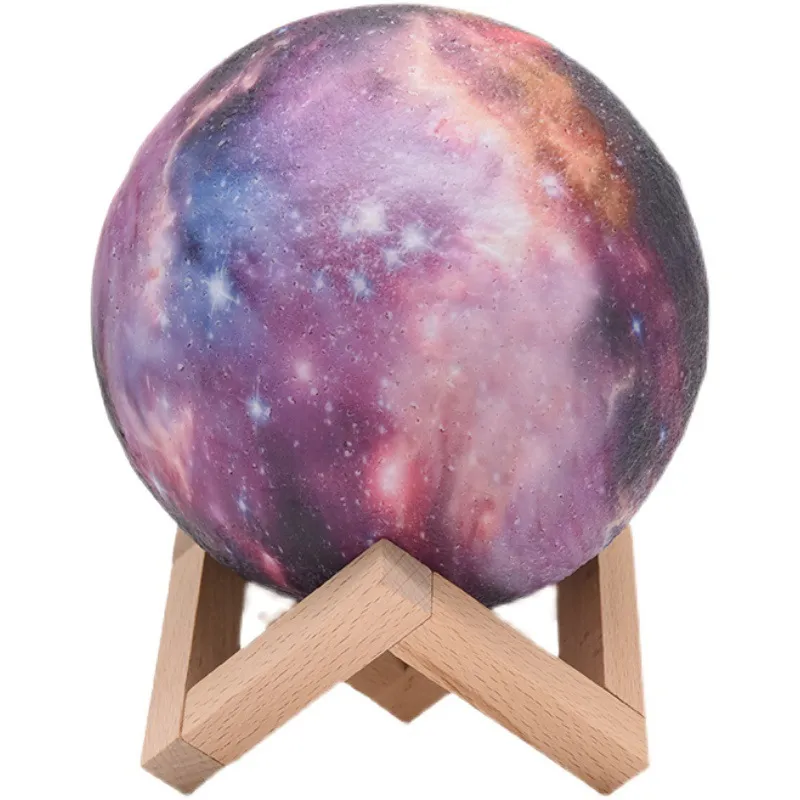 Magical 3D Moon Lamp - Handcrafted Starry Sky Nightlight Decor