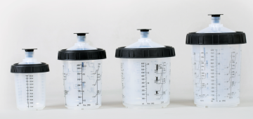 Car disposable spray paint pot