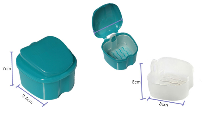 	Plastic Dental Box for Denture Denture Bath