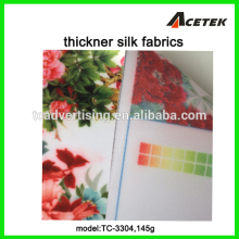 popular thickner silk textile dye sublimation fabric