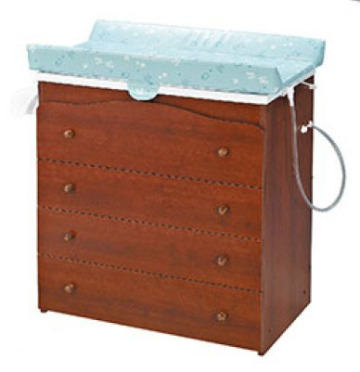 wooden baby dresser & changer