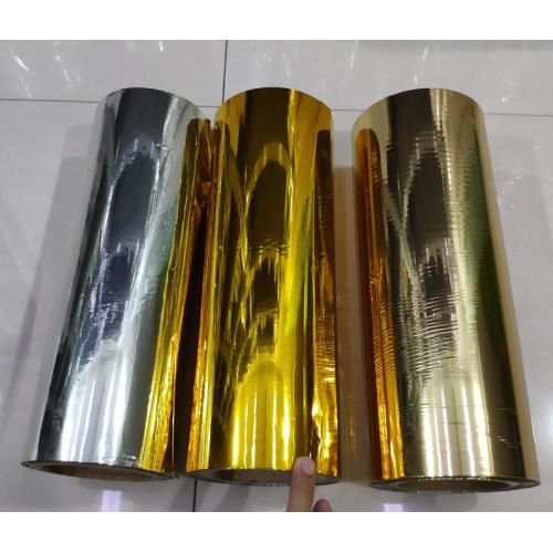 Zilver / Gouden Pet Film gemetalliseerd huisdier plastic filmrol