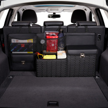 Car collapsible hanging portable car leather storage box